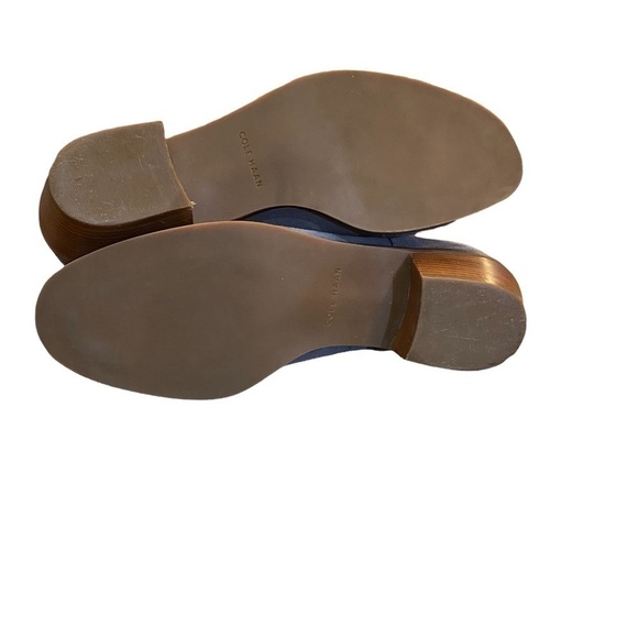 Cole Haan Alayna Slouch Suede Heeled Bootie, Gray, size 8 - Picture 6 of 6